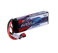 SIGP 2S Lipo Battery 7.4 V 6000 mAh 70C Soft Pack with Deans T Connector for RC Car Truck Boat Tank Vehicles Racing Hobby