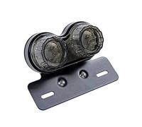 SIGRIDS Motorcycle Stop Tail Light 12V Universal Motorcycle Tail Light LED Signal Motorbike Brake Rear Taillight Twin Lights License Plate Integrated Tail Lamp