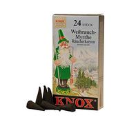 Sigro Knox Burners Myrrh Incense Cones, Black, One Size