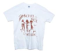 Sigue Sigue Sputnik T Shirt-B-52S Adam Ant New Wave Punk Rock Men Size L White