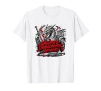 Sigurds Dragonhide Armory Viking Dragon Slayer Value Graphic T-Shirt, Men, White, S