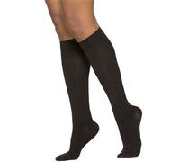 Sigvaris 232CMSW99 230 Cotton Series 20-30 mmHg Womens Closed Toe Knee Highs - 232C - Size- MS , Color- Black 99