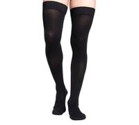 Sigvaris Dynaven 973 Access Men's ClosedToe Thigh Highs - 30-40 mmHg Long Black LL Long 973NLLM99