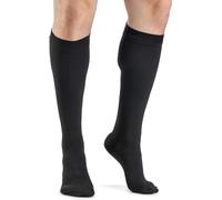 Sigvaris Men’s DYNAVEN Closed Toe Calf-High Socks 20-30mmHg (Various Colors and Sizes), Black, XL Tall