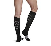 Sigvaris Well Being 401 Athletic Recovery Knee High Socks - 15-20 mmHg Black Large 401CL99
