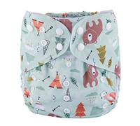 Sigzagor 2 to 7 years old Junior Big Cloth Diaper,Nappy,Pocket Reusable Washable,Baby Kids Toddler (Born To Be A Unicorn)