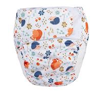 Sigzagor Large Teen Adult Cloth Diaper Nappy Reusable Washable for Disability Incontinence for Women (Flamingo (Large 26in to 50in))