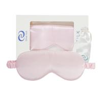 Sihai Hub 100% Mulberry Silk Sleep Mask, Full Blackout, Unisex