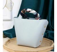 SIHAOYY Large Leather Present Bags for Wedding, 5pcs Personalized Candy Box Packaging with Handles, Luxury Favor Bags