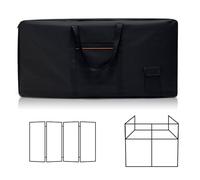 SIHEIMUI DJ Booth Facade Carry Bag Oxford Cloth Heavy Duty - 47.2"x23.6"x5.1" Foam Padded for Portable Stage, LED Screens, Art Portfolio (Bag Only)