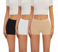SIHOHAN Women's Cotton Boyshort Panties Ladies Safety Shorts Boxers Briefs Anti Chafing Underwear Breathable Shorts with Cotton Crotch L