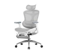 SIHOO Doro C300 Ergonomic Office Chair with Ultra Soft 3D Armrests, Dynamic Lumbar Support for Home Office Chair, Adjustable Backrest Desk Chair with Pedal (White)