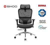 SIHOO M56B Ergonomic Office Chair - High-Back Desk Chair with 3D Dynamic Lumbar Support, Adjustable 3D Headrest, 3D Armrests, and Breathable Mesh Seat