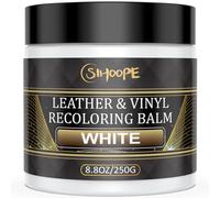 SIHOOPE 8.8oz Leather Recoloring Balm,White Leather Repair Kit for Furniture,Leather Dye Filler,Couch Paint and Repair,Leather Color Restorer for Couches,Leather Scratch Remover for Car Interior