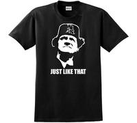 sihua Tommy Cooper Inspired Men T-Shirt - Retro 70's British Comedy Magic TV Black
