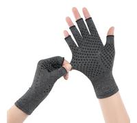 SiHuiTu 1 Pairs Arthritis Gloves,Compression Gloves,Providing Warmth and Compression to Promote Healing,Fingerless Design,Relieve Pain from Rheumatoid Arthritis and Carpal Tunnel (M)