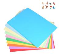 SiHuiTu Coloured Card Including White Card | 50 Sheets |10 Assorted Colours | Ideal for Crafting, Scrapbooking, and DIY | 230gsm Card (50, A4)