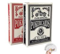 SiHuiTu Playing Cards -play with the classic Red and Blue Twin Pack- Vibrant Red & Blue Decks Playing Cards for Adults - Ideal for Poker, Card Games, and Family Entertainment