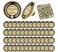 Siifert 48 Pcs 48/100/200 Pcs Employee of The Month Gifts Excellence in Service Pin 1.38" Appreciation Enamel Lapel Pins Award Gifts