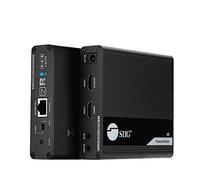 SIIG 230ft 4K HDMI Extender with Loop-Out, HDMI 2.0 4K60 HDR Balun, HDCP 2.2, Near Zero Latency, EDID Learning, ARC & Audio Extractor, Two-Way IR, ESD Protection, Metal, Mounting Kit (CE-H26L11-S1)