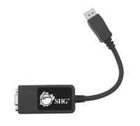 Siig CB-DP0082-S1 video cable adapter 0.24 m VGA (D-Sub) DisplayPort Black
