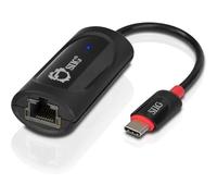 SIIG JU-NE0914-S1 USB-C to Gigabit Ethernet Adapter - USB 3.0 - Network adapter - USB-C - GigE - 1000Base-T - black