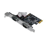 SIIG Legacy and Beyond Series 2 Port (Dual) Serial/RS-232 PCIe Card with 16C550 UART