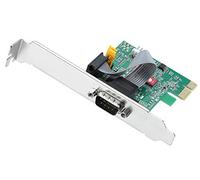 SIIG PCIe Single Serial Card Adapter, 16650 UART, 250Kbps, PCIe 2.0 x1 to RS-232, AX99100 Chipset, Dual-Profile Brackets, JJ-E20611-S1