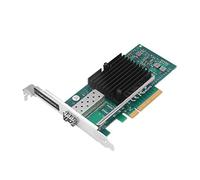 SIIG Single 10G SFP+ Gigabit Ethernet PCIe Network Card, PCIe 2.0 x8 to SFP+ Female, Intel X520 Chipset, Large Heat Sink, Dual-Profile Brackets (LB-GE0411-S1)