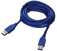 SIIG SuperSpeed USB 3.0 Type A (Male) to Type A (Male) Cable 2 Meters (CB-US0212-S1),Blue