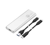SIIG USB C Nvme SSD Portable Enclosure, 10Gbps USB 3.1 Gen 2 to NVMe SSD, M.2 PCIe Nvme SSD Adapter Enclosure - Support Windows/Mac OS (JU-SA0W11-S1)