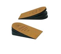 SIIHEA Adjustable Heel Lifts for Shoes, 1/4'' Height Increase Insoles for Achilles Tendonitis, Heel Pain, Leg Length Discrepancy, Plantar Fasciitis, Shoe Lifts Men, Women (Brown, Medium (1 Pair))