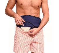 SIIL Ostomy Belt | Stoma Support Belt | Sport & Swimming | Colostomy bag cover | Inner Pocket to hold Ostomy Pouch | (XXL)