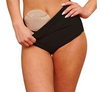 SIIL Stoma Bag Covers, Stoma Panty Basic, Ostomy Bag Covers Black XS-XXL