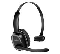 Siindoo Wireless Trucker Headset JH-101 with Mic Noise Canceling Headphones with 50H Talking Time for Some Call Center,Office