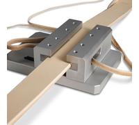 SiiRo Leather Edge Trimmer, Belt Side Leather Edger Tool, Desktop Leather Edge Strap Beveler Machine for DIY Leather Working(3.5-4.5mm)
