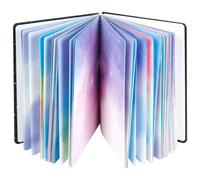 siixu Spiral Colorful Blank Writing Journal for Women, Men, Unique Starry Sky Notebook for Daily Notes, Gratitude, Dreams or Planning, 6.8"x9.8", 128 Pages, Large, Hardcover, Unlined, Galaxy