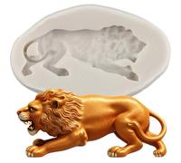 Sijiangmold 3D Lion Silicone Moulds Lion Fondant Mould