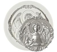 Sijiangmold Angel Cameo Silicone Mould Ancient Greek Soldier Fondant Mould