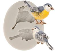 Sijiangmold Bird Silicone Moulds Bird Fondant Candy Mould for Cake Decoration Cupcake Topper Polymer Clay Chocolate Gum Paste