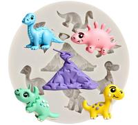 Sijiangmold Dinosaur Silicone Moulds Dinosaur Fondant Mould