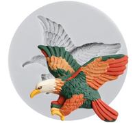 Sijiangmold Eagle Silicone Mould Bird Fondant Moulds for Cake Decoration Cupcake Topper Candy Polymer Clay Chocolate Gum Paste