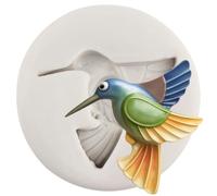 Sijiangmold Hummingbird Fondant Mould Bird Silicone Moulds for Cake Decoration Chocolate Cupcake Topper Candy Polymer Clay Gum Paste