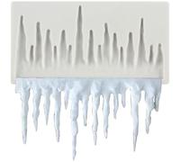 Sijiangmold Icicle Fondant Mould Icicle Silicone Moulds | Cake Decoration Chocolate Cupcake Topper Candy Polymer Clay Gum Paste