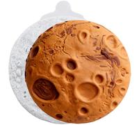 Sijiangmold Moon Surface Fondant Mould Moon Surface Texture Mat Silicone Moulds for Planets Cake Decoration Chocolate Cupcake Topper Candy Polymer Clay Gum Paste