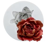 Sijiangmold Peony Flower Silicone Moulds Peony Fondant Mould