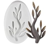 Sijiangmold Tree Branch Silicone Moulds Twig Branch Leaves Fondant Mould