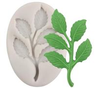Sijiangmold Tree Branch Silicone Moulds Twig Branch Leaves Fondant Mould