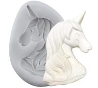 Sijiangmold Unicorn Silicone Mould Unicorn Fondant Candy Moulds for Cake Decoration Cupcake Topper Chocolate Gum Paste Polymer Clay