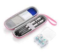 sijidou Insulin Cooler Travel Case, Portable Insulin Travail Case, Insulin Cooling Cases Insulated Organizer for Insulins Pens (Pink)